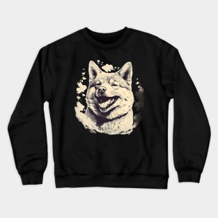 Happy Shiba Inu Crewneck Sweatshirt